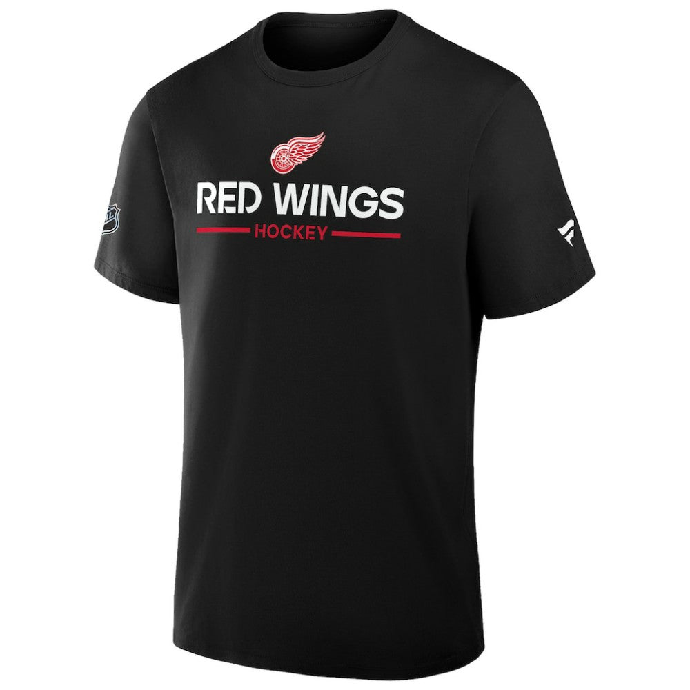 Detroit Red Wings Fanatics Authentic Pro Primary T-Shirt - Black T-shirts
