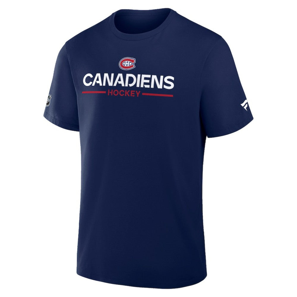 Montreal Canadiens Fanatics Authentic Pro Primary T-Shirt - Navy T-shirts