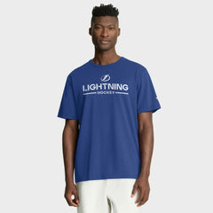 Tampa Bay Lightning Fanatics Authentic Pro Primary T-Shirt - Blue T-shirts