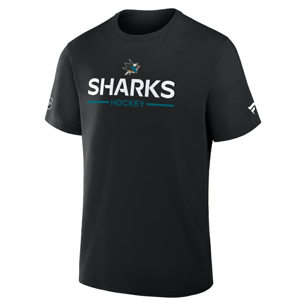 San Jose Sharks Fanatics Authentic Pro Primary T-Shirt - Black T-shirts