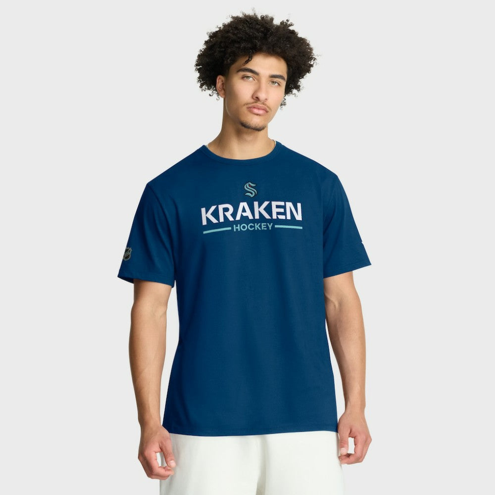Seattle Kraken Fanatics Authentic Pro Primary T-Shirt - Deep Sea Blue T-shirts