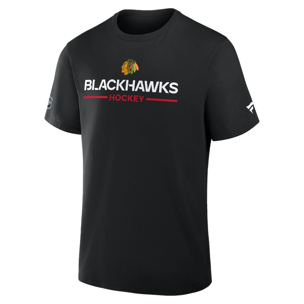 Chicago Blackhawks Fanatics Authentic Pro Primary T-Shirt - Black T-shirts