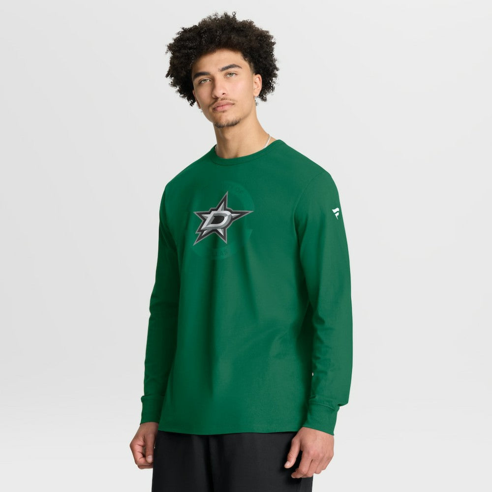 Dallas Stars Fanatics Authentic Pro Property Of Practice Long Sleeve T-Shirt - Kelly Green T-shirts