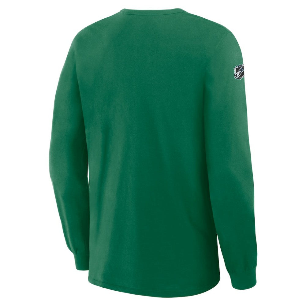 Dallas Stars Fanatics Authentic Pro Property Of Practice Long Sleeve T-Shirt - Kelly Green T-shirts