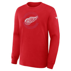 Detroit Red Wings Fanatics Authentic Pro Property Of Practice Long Sleeve T-Shirt - Red T-shirts