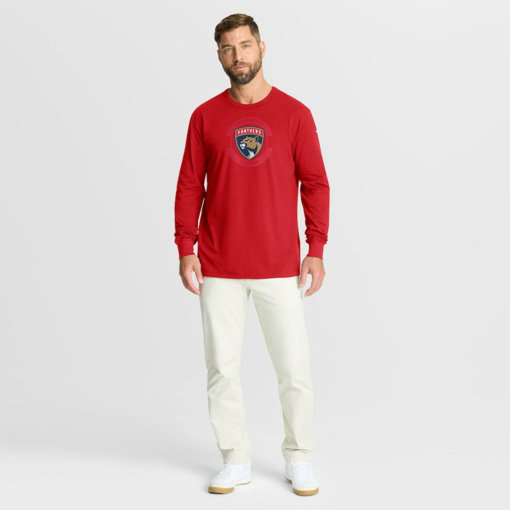 Florida Panthers Fanatics Authentic Pro Property Of Practice Long Sleeve T-Shirt - Red T-shirts