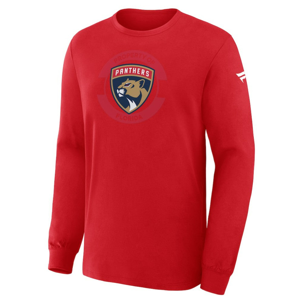 Florida Panthers Fanatics Authentic Pro Property Of Practice Long Sleeve T-Shirt - Red T-shirts