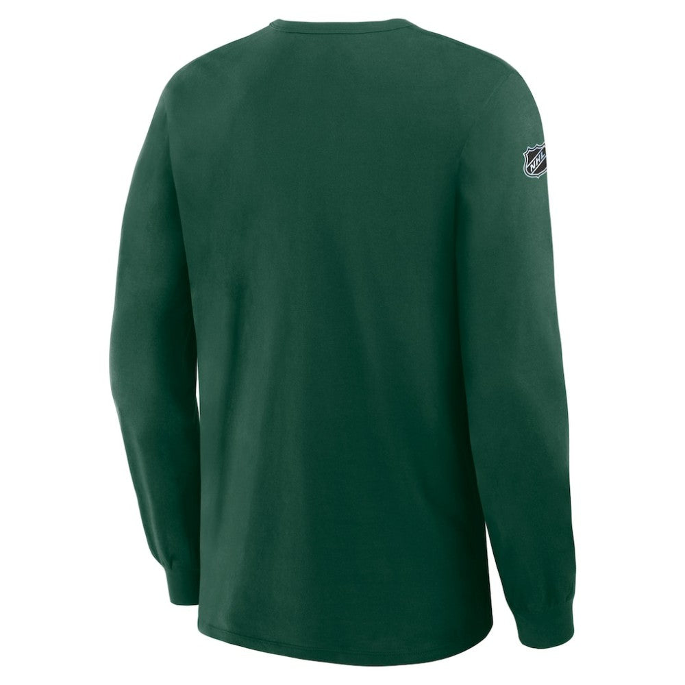 Minnesota Wild Fanatics Authentic Pro Property Of Practice Long Sleeve T-Shirt - Green T-shirts