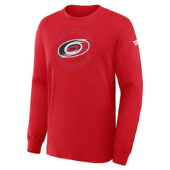 Carolina Hurricanes Fanatics Authentic Pro Property Of Practice Long Sleeve T-Shirt - Red T-shirts