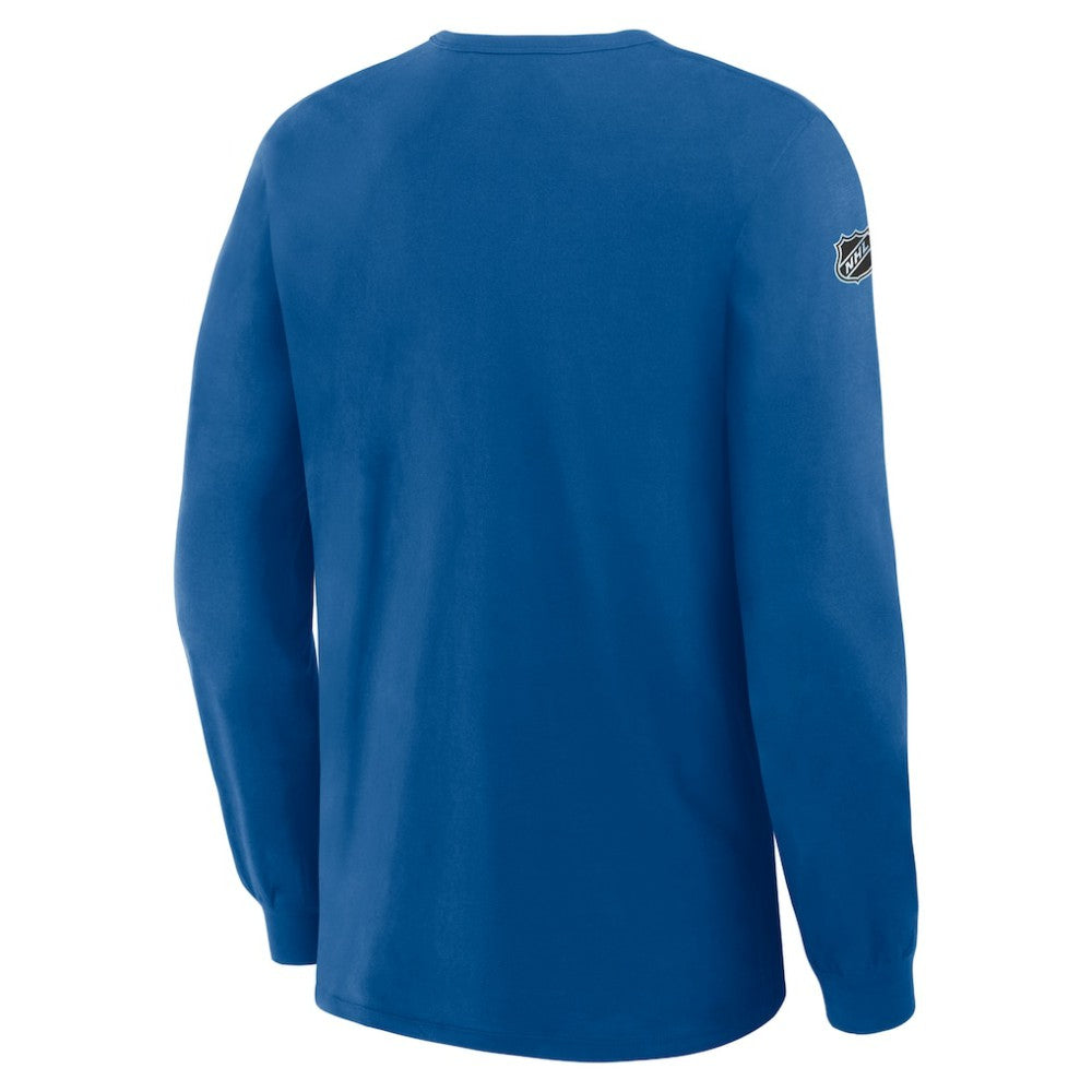 Colorado Avalanche Fanatics Authentic Pro Property Of Practice Long Sleeve T-Shirt - Blue T-shirts