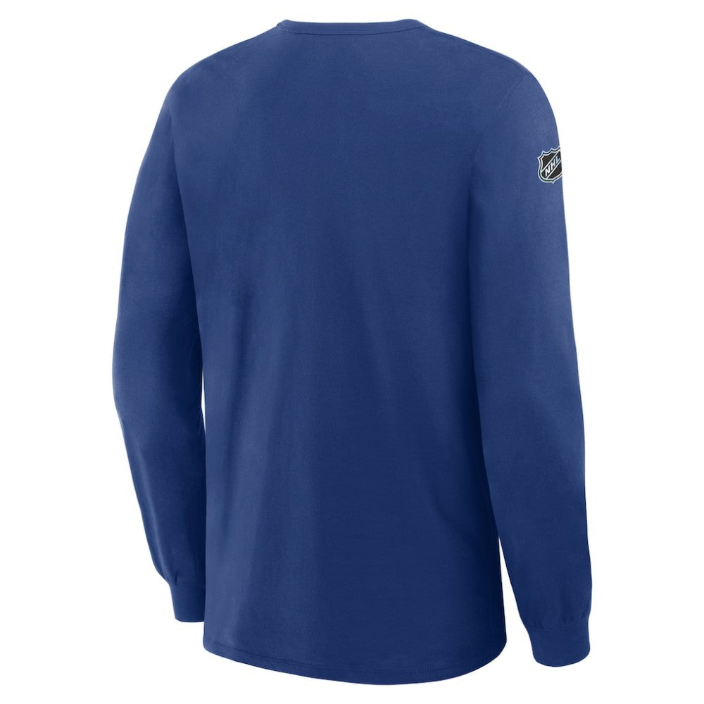 Tampa Bay Lightning Fanatics Authentic Pro Property Of Practice Long Sleeve T-Shirt - Blue T-shirts