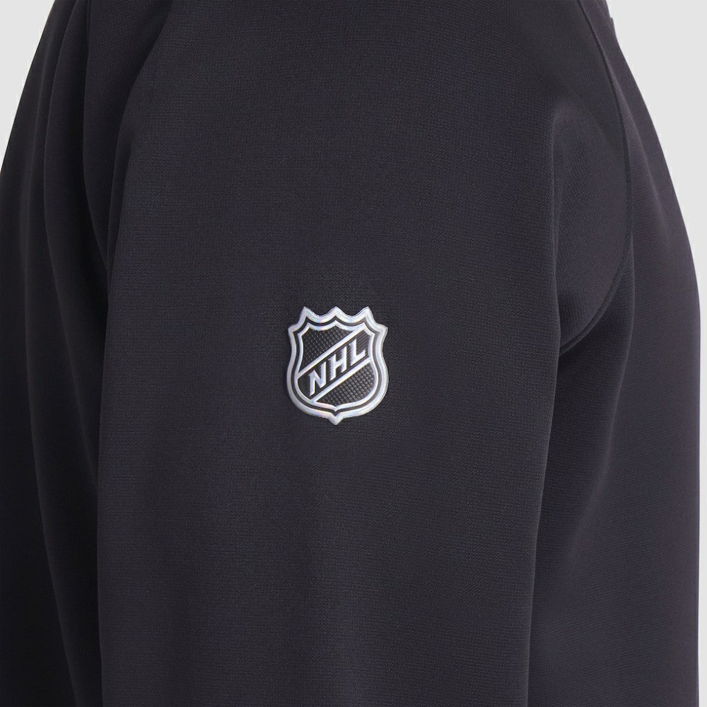 Philadelphia Flyers Fanatics Authentic Pro Rink Raglan Quarter-Zip Pullover - Black Pullover