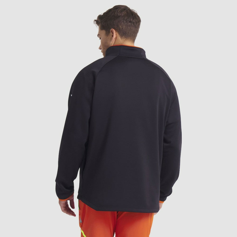 Philadelphia Flyers Fanatics Authentic Pro Rink Raglan Quarter-Zip Pullover - Black Pullover