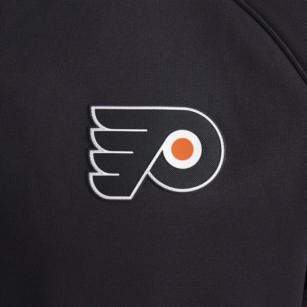 Philadelphia Flyers Fanatics Authentic Pro Rink Raglan Quarter-Zip Pullover - Black Pullover