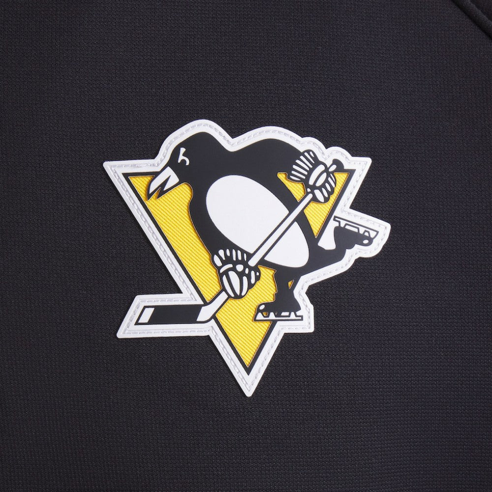 Pittsburgh Penguins Fanatics Authentic Pro Rink Raglan Quarter-Zip Pullover - Black Pullover