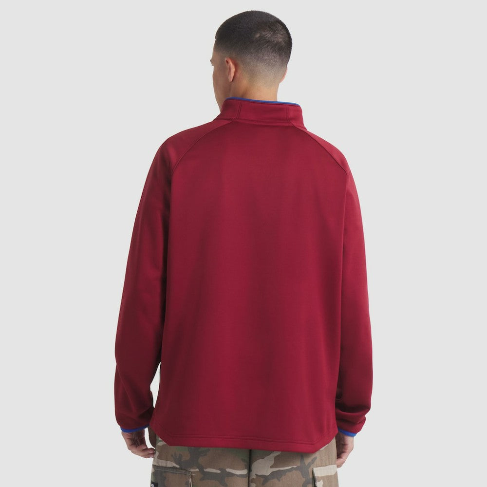 Colorado Avalanche Fanatics Authentic Pro Rink Raglan Quarter-Zip Pullover - Burgundy Pullover