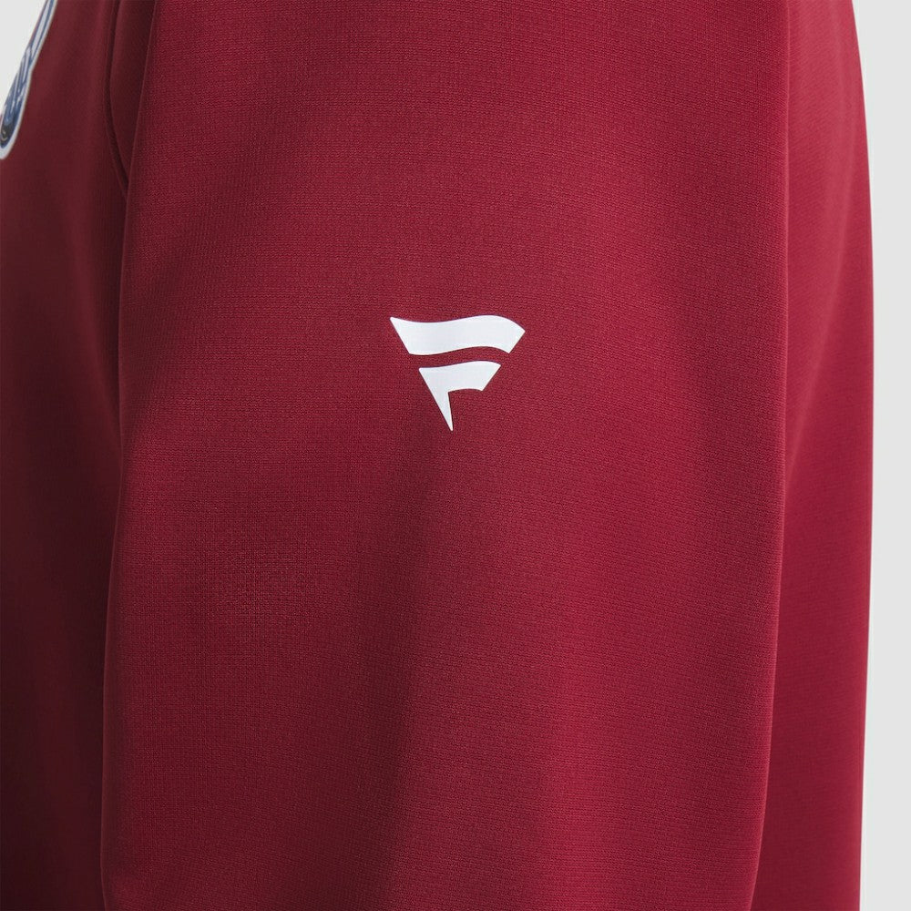 Colorado Avalanche Fanatics Authentic Pro Rink Raglan Quarter-Zip Pullover - Burgundy Pullover