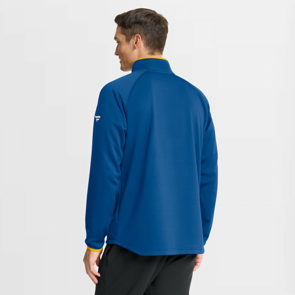 St. Louis Blues Fanatics Authentic Pro Rink Raglan Quarter-Zip Pullover - Blue Pullover