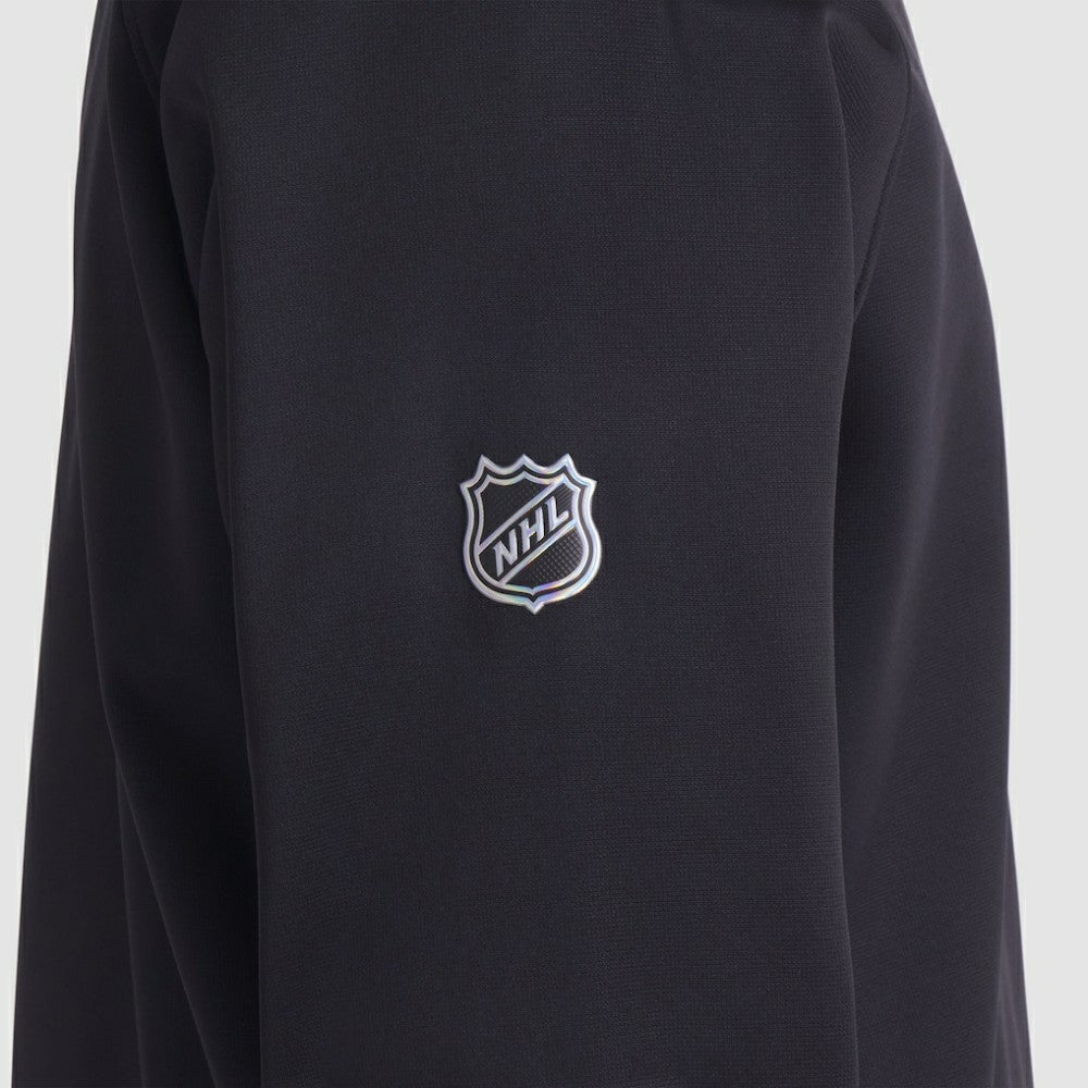 Chicago Blackhawks Fanatics Authentic Pro Rink Raglan Quarter-Zip Pullover - Black Pullover