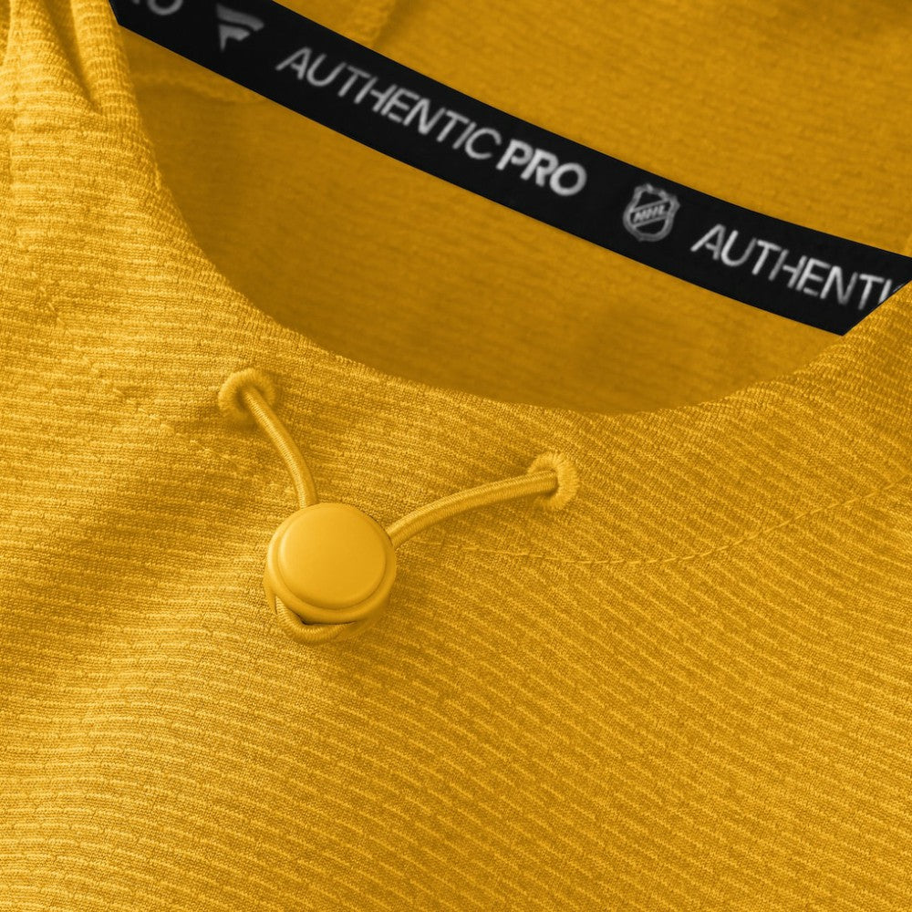 Nashville Predators Fanatics Authentic Pro Rink Hoodie - Gold Hoodies