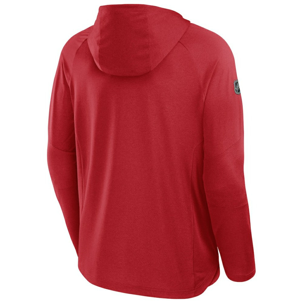 Calgary Flames Fanatics Authentic Pro Rink Hoodie - Red Hoodies