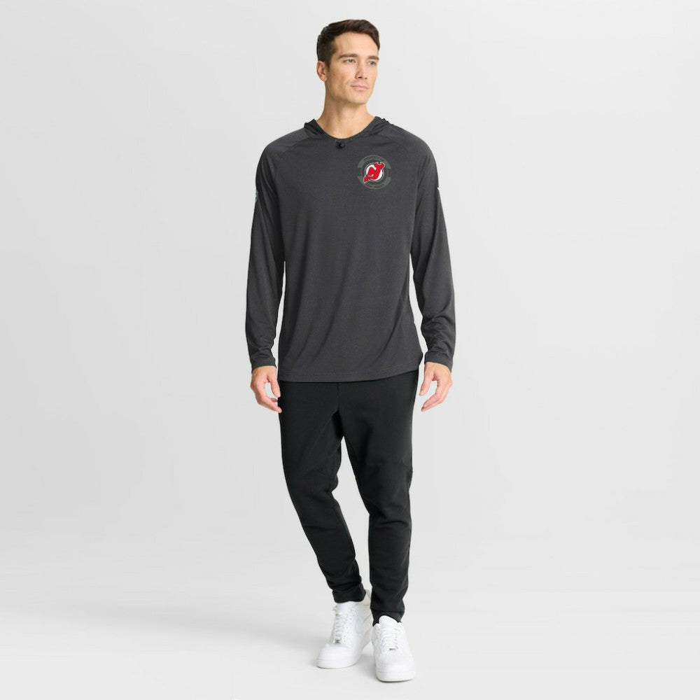 New Jersey Devils Fanatics Authentic Pro Rink Hoodie - Charcoal Jerseys