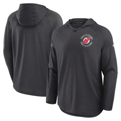 New Jersey Devils Fanatics Authentic Pro Rink Hoodie - Charcoal Jerseys