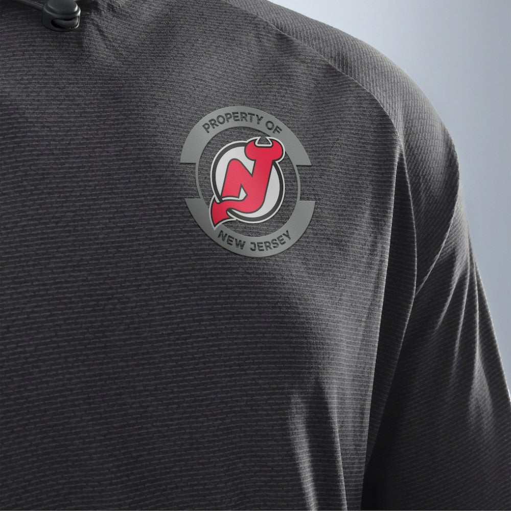 New Jersey Devils Fanatics Authentic Pro Rink Hoodie - Charcoal Jerseys