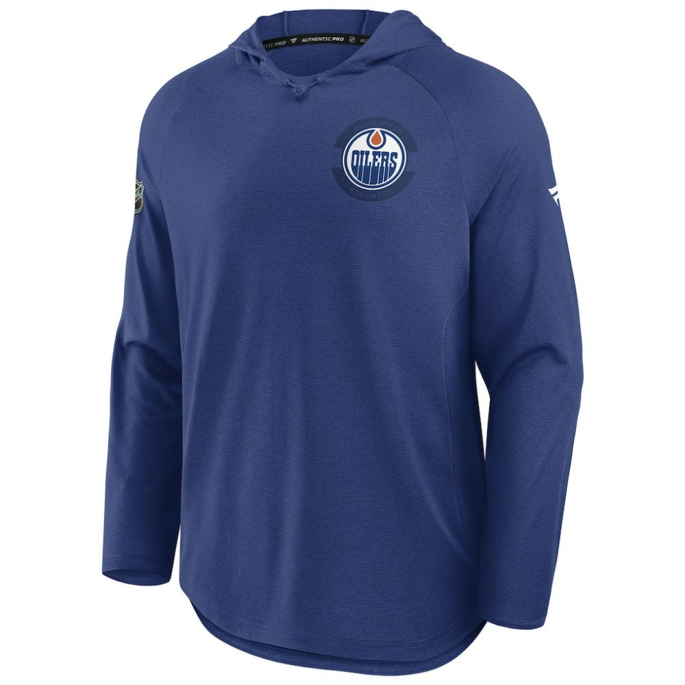 Edmonton Oilers Fanatics Authentic Pro Rink Hoodie - Royal Hoodies