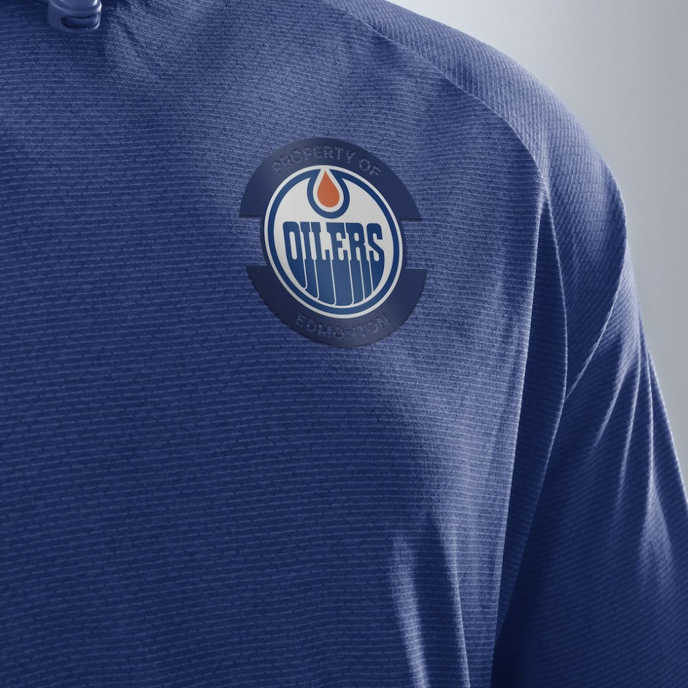 Edmonton Oilers Fanatics Authentic Pro Rink Hoodie - Royal Hoodies