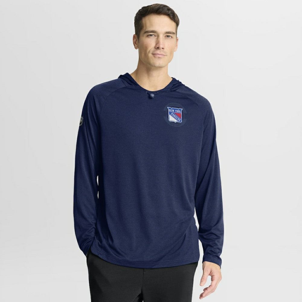 New York Rangers Fanatics Authentic Pro Rink Hoodie - Navy Hoodies