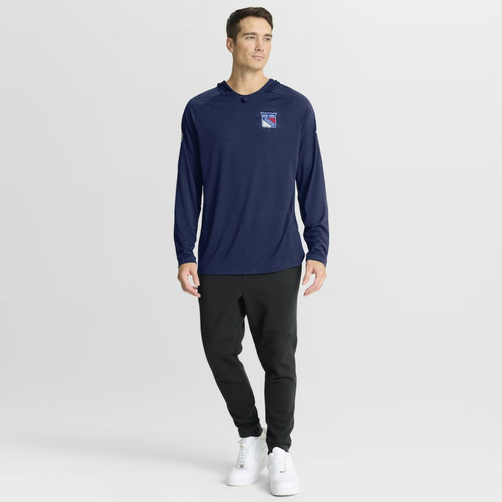 New York Rangers Fanatics Authentic Pro Rink Hoodie - Navy Hoodies