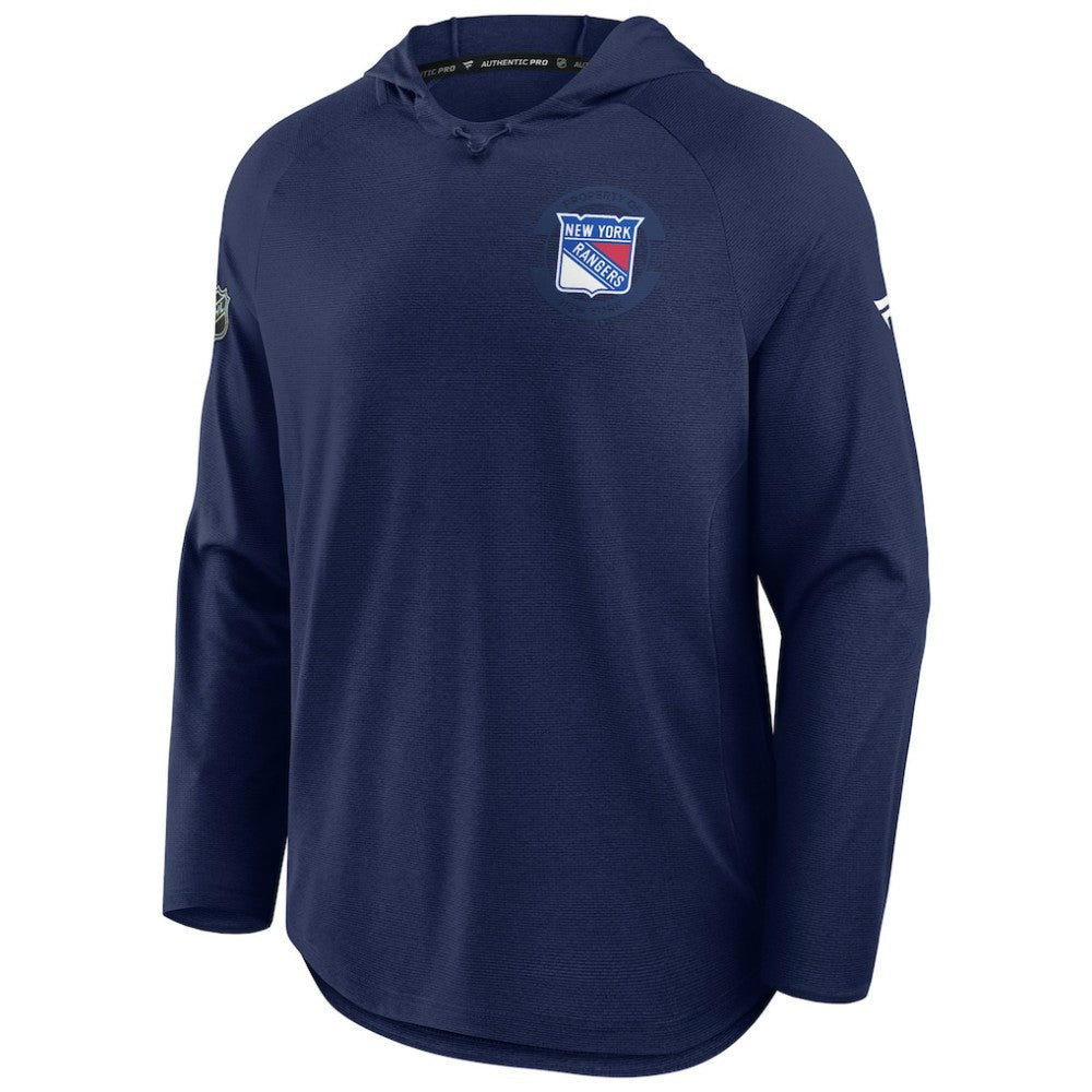 New York Rangers Fanatics Authentic Pro Rink Hoodie - Navy Hoodies