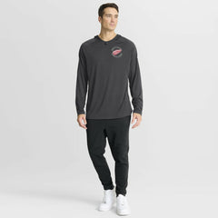 Detroit Red Wings Fanatics Authentic Pro Rink Hoodie - Charcoal Hoodies