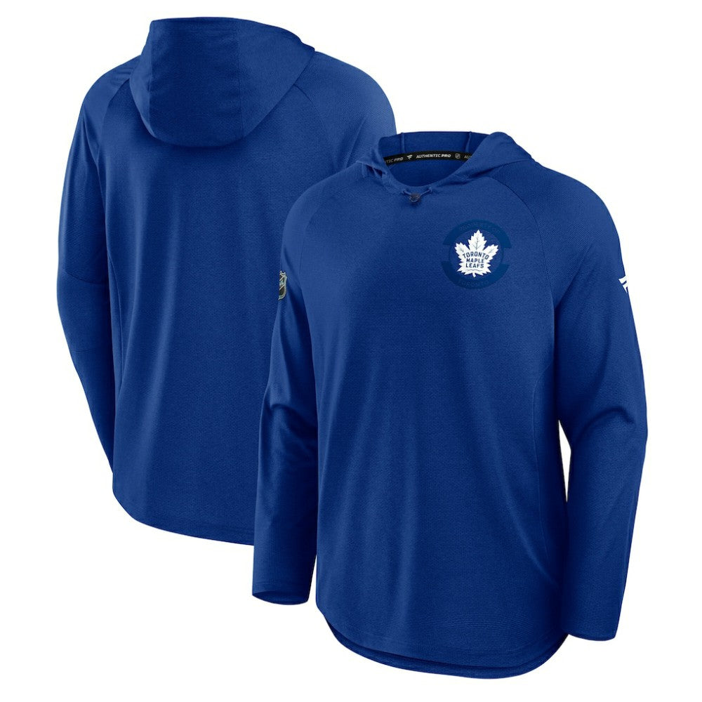 Toronto Maple Leafs Fanatics Authentic Pro Rink Hoodie - Blue Hoodies