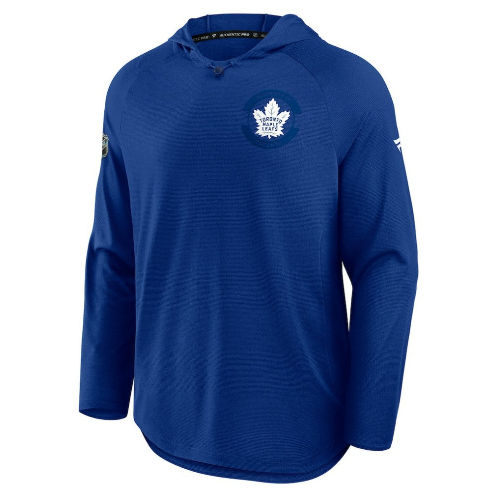 Toronto Maple Leafs Fanatics Authentic Pro Rink Hoodie - Blue Hoodies