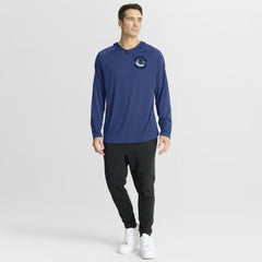 Vancouver Canucks Fanatics Authentic Pro Rink Hoodie - Blue Hoodies