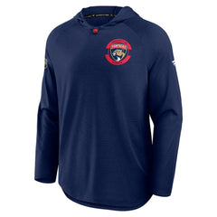 Florida Panthers Fanatics Authentic Pro Rink Raglan Hoodie - Navy Hoodies