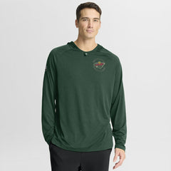Minnesota Wild Fanatics Authentic Pro Rink Hoodie - Green Hoodies