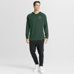 Minnesota Wild Fanatics Authentic Pro Rink Hoodie - Green Hoodies