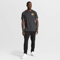 Boston Bruins Fanatics Authentic Pro Rink Raglan Performance T-Shirt - Charcoal T-shirts