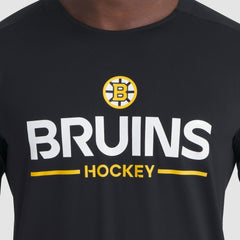 Boston Bruins Fanatics Authentic Pro Rink Tech Long Sleeve T-Shirt - Black T-shirts