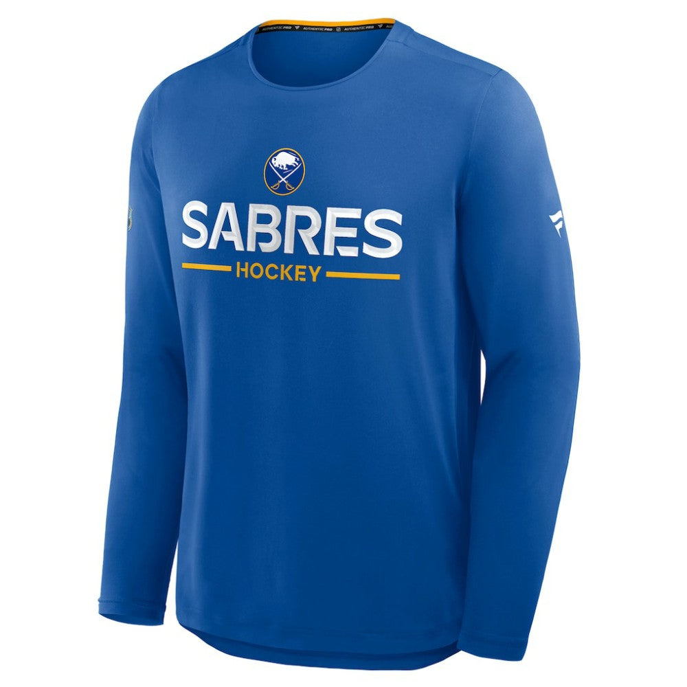 Buffalo Sabres Fanatics Authentic Pro Rink Tech Long Sleeve T-Shirt - Royal T-shirts