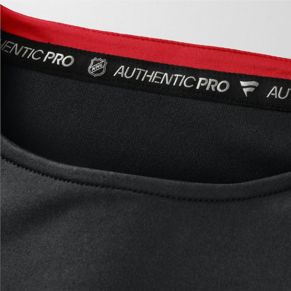 Carolina Hurricanes Fanatics Authentic Pro Rink Tech Long Sleeve T-Shirt - Black T-shirts