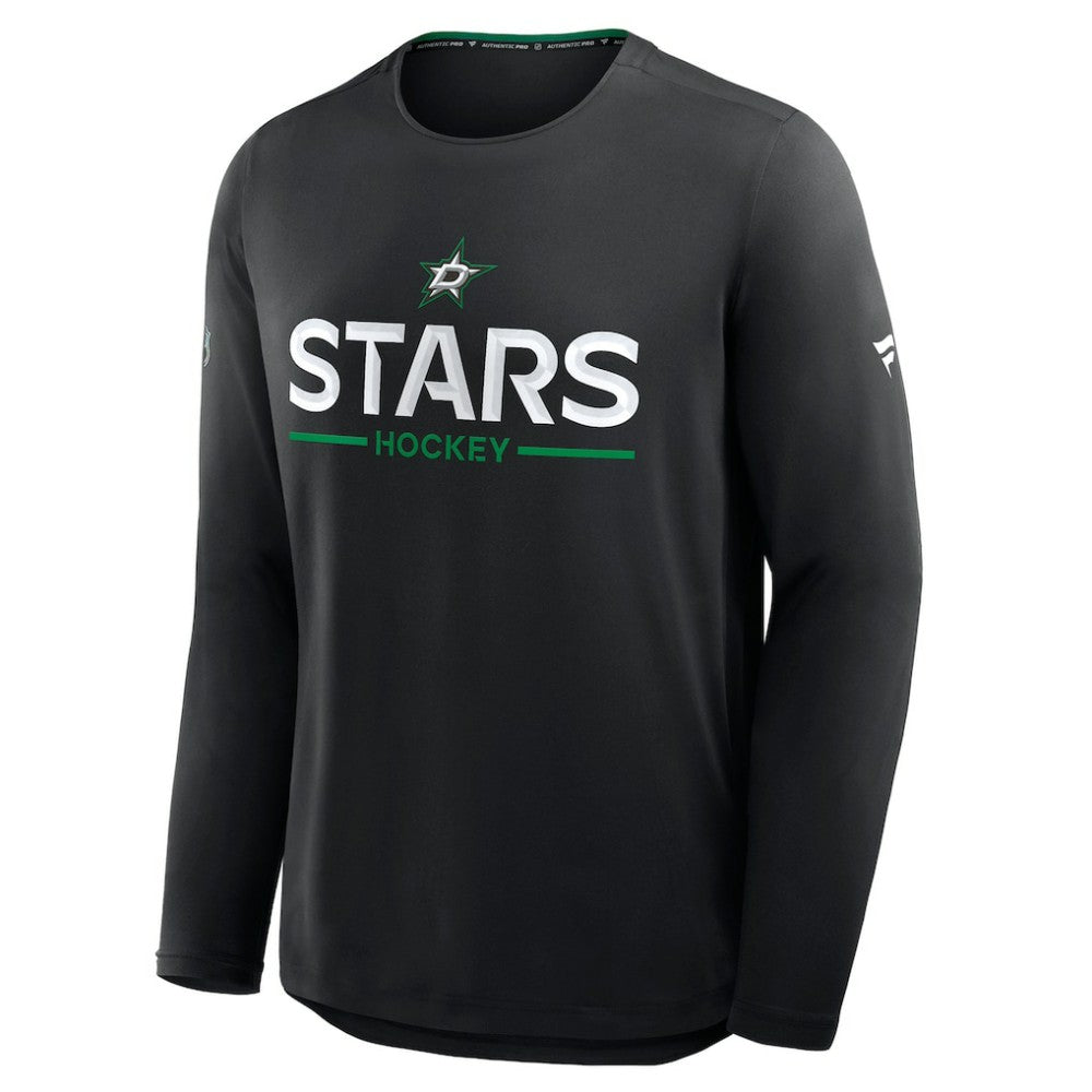Dallas Stars Fanatics Authentic Pro Rink Tech Long Sleeve T-Shirt - Black T-shirts