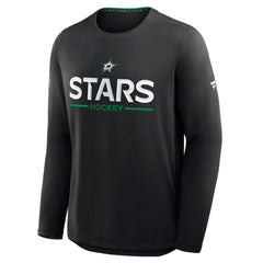 Dallas Stars Fanatics Authentic Pro Rink Tech Long Sleeve T-Shirt - Black T-shirts