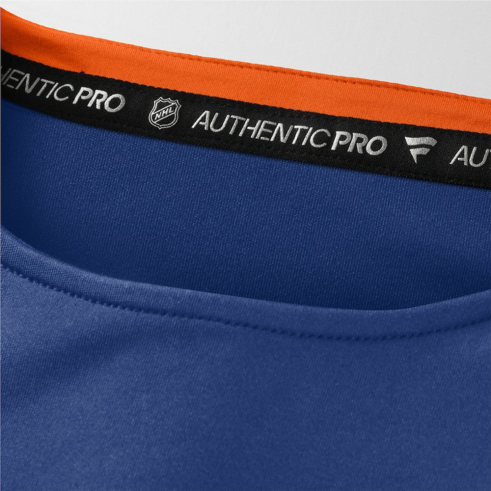Edmonton Oilers Fanatics Authentic Pro Rink Tech Long Sleeve T-Shirt - Royal T-shirts