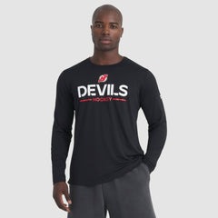 New Jersey Devils Fanatics Authentic Pro Rink Tech Long Sleeve T-Shirt - Black T-shirts