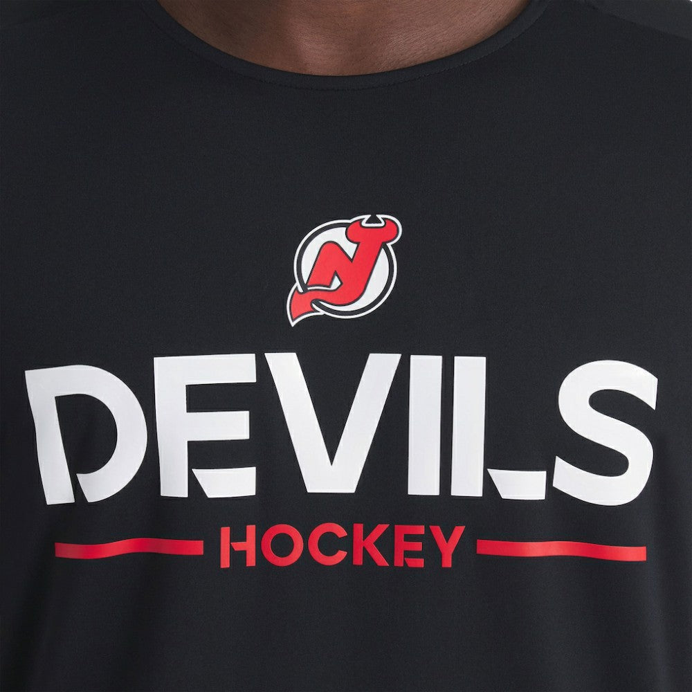 New Jersey Devils Fanatics Authentic Pro Rink Tech Long Sleeve T-Shirt - Black T-shirts