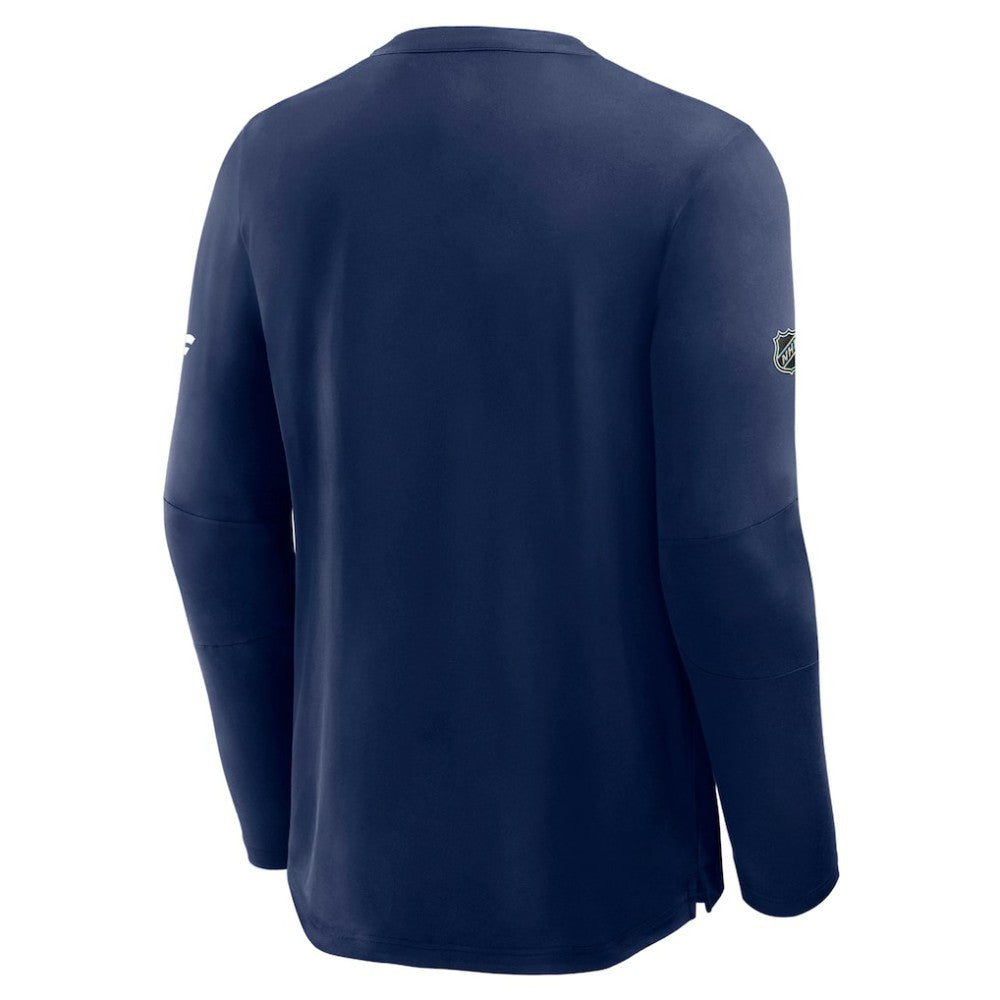 New York Rangers Fanatics Authentic Pro Rink Tech Long Sleeve T-Shirt - Navy T-shirts